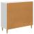 Bufet Alb foarte lucios 89 x 34,5 x 80 cm Lemn prelucrat GartenMobel Dekor
