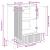 Bufet Stejar Artizanal 66 x 34,5 x 95 cm Lemn prelucrat GartenMobel Dekor