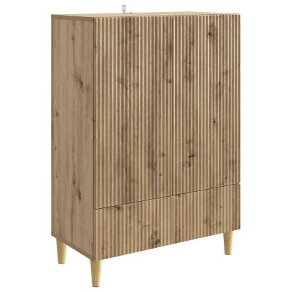 Bufet Stejar Artizanal 66 x 34,5 x 95 cm Lemn prelucrat GartenMobel Dekor