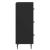 Dulap cu sertare Negru 33 x 34,5 x 89,5 cm Lemn prelucrat GartenMobel Dekor