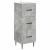 Dulap cu sertare Gri Beton 33 x 34,5 x 89,5 cm Lemn prelucrat GartenMobel Dekor
