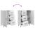 Bufet Alb foarte lucios 66 x 34,5 x 89,5 cm Lemn prelucrat GartenMobel Dekor