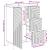 Bufet Stejar Artizanal 66 x 34,5 x 89,5 cm Lemn prelucrat GartenMobel Dekor