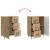 Bufet Stejar Artizanal 66 x 34,5 x 89,5 cm Lemn prelucrat GartenMobel Dekor