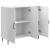 Bufet Alb foarte lucios 89 x 34,5 x 80 cm Lemn prelucrat GartenMobel Dekor