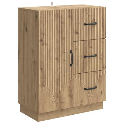 Bufet Stejar Artizanal 66 x 34,5 x 87 cm Lemn prelucrat GartenMobel Dekor