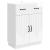 Bufet Alb foarte lucios 66 x 34,5 x 87 cm Lemn prelucrat GartenMobel Dekor