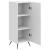 Bufet Alb foarte lucios 33 x 34,5 x 90 cm Lemn prelucrat GartenMobel Dekor