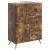 Bufet cu sertar Stejar fumuriu 66 x 34,5 x 90 cm Lemn prelucrat GartenMobel Dekor