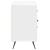 Bufet Alb foarte lucios 89 x 34,5 x 60 cm Lemn prelucrat GartenMobel Dekor