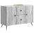Bufet cu sertar Sonoma gri 89 x 34,5 x 60 cm Lemn prelucrat GartenMobel Dekor