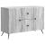 Bufet cu sertar Sonoma gri 89 x 34,5 x 60 cm Lemn prelucrat GartenMobel Dekor