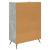 Bufet cu sertar Gri Beton 66 x 34,5 x 95 cm Lemn prelucrat GartenMobel Dekor