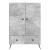 Bufet cu sertar Gri Beton 66 x 34,5 x 95 cm Lemn prelucrat GartenMobel Dekor