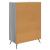 Bufet cu sertar Sonoma gri 66 x 34,5 x 95 cm Lemn prelucrat GartenMobel Dekor