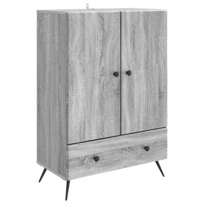 Bufet cu sertar Sonoma gri 66 x 34,5 x 95 cm Lemn prelucrat GartenMobel Dekor