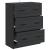 Dulap cu sertare Negru 66 x 34,5 x 87 cm Lemn prelucrat GartenMobel Dekor