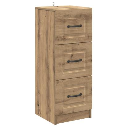 Dulap cu sertare Stejar Artizanal 33 x 34,5 x 87 cm GartenMobel Dekor