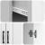 Bufet Alb foarte lucios 66 x 34,5 x 87 cm Lemn prelucrat GartenMobel Dekor