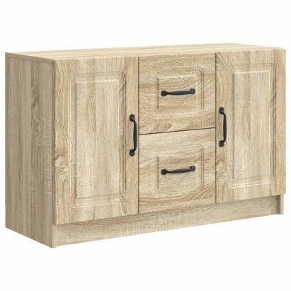 Bufet cu sertar Stejar Sonoma 89 x 34,5 x 57 cm Lemn prelucrat GartenMobel Dekor