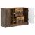Bufet cu sertar Stejar fumuriu 89 x 34,5 x 57 cm Lemn prelucrat GartenMobel Dekor