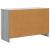 Bufet cu sertar Sonoma gri 89 x 34,5 x 57 cm Lemn prelucrat GartenMobel Dekor