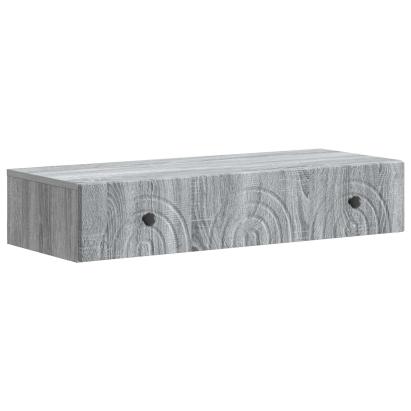 Masă laterală montată pe perete Sonoma gri 87,5 x 34,5 x 17 cm GartenMobel Dekor