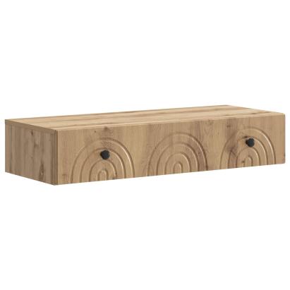 Masă laterală montată pe perete Stejar Artizanal Lemn prelucrat GartenMobel Dekor