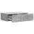 Masă laterală montată pe perete Gri Beton 59 x 34,5 x 17 cm GartenMobel Dekor