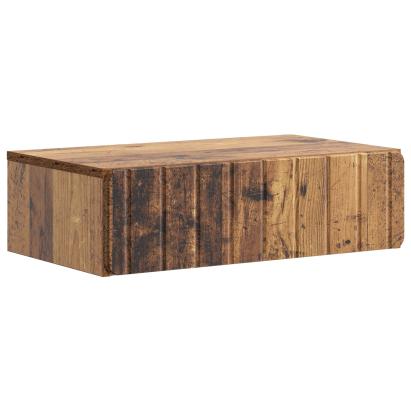 Masă laterală montată pe perete Lemn vechi 59 x 34,5 x 17 cm GartenMobel Dekor