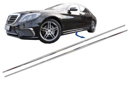 Ornamente Crom Praguri Laterale Mercedes S-Class W222 (2013-2020) S65 S63 Design Performance AutoTuning