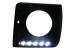 Carcasa faruri cu Lumini de zi dedicate LED DRL Crom Mercedes G-class W463 (1989-2012) G65 Design Negru Performance AutoTuning