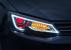 Faruri LED DRL VW Jetta Mk6 VI Non GLI (2011-2017) Semnal Dinamic Secvential Demon Bi-Xenon Design Performance AutoTuning
