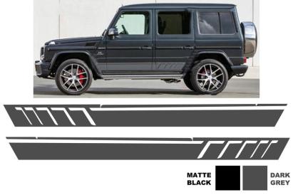 Stickere Laterale MERCEDES G-Class W463 W463 (1989-up) Gri Inchis Performance AutoTuning