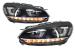 Faruri LED VW Golf 6 VI (2008-2013) Design Golf 7 3D U Design Semnal LED Dinamic cu Stopuri LED R20 Performance AutoTuning