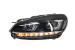 Faruri LED VW Golf 6 VI (2008-2013) Design Golf 7 3D U Design Semnal LED Dinamic cu Stopuri LED R20 Performance AutoTuning