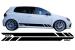 Stickere Laterale Negru VW Golf 5 6 7 V VI VII (2003+) Performance AutoTuning