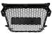 Grila Centrala Fara Emblema Audi A1 8X Pre Facelift (2010-2014) RS1 Design Negru Lucios Performance AutoTuning