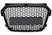 Grila Centrala Fara Emblema Audi A1 8X Pre Facelift (2010-2014) RS1 Design Negru Lucios Performance AutoTuning
