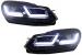 Faruri Osram LED VW Golf 6 VI (2008-2012) Black LEDriving Semnal Dinamic Performance AutoTuning