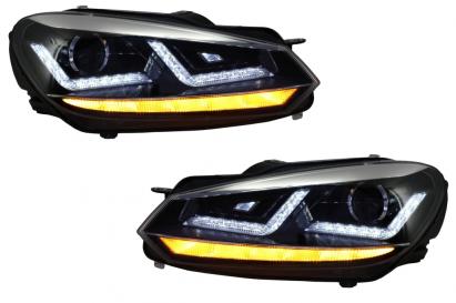 Faruri Osram LED VW Golf 6 VI (2008-2012) Crom LEDriving Semnal Dinamic Performance AutoTuning