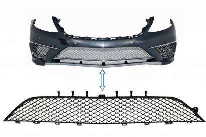 Grila Central Inferioara Mercedes S-Class W222 (2013-2017) S63 Design Negru Lucios Performance AutoTuning