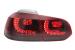 Stopuri Full LED VW Golf 6 VI (2008-2013) R20 Design Rosu Fumuriu cu Semnal Dinamic Performance AutoTuning