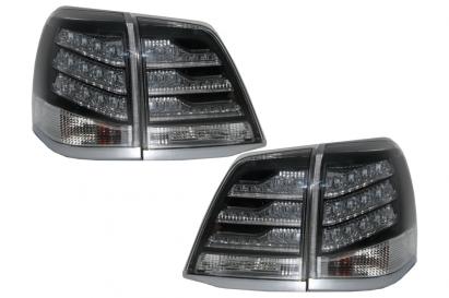 Stopuri LED Alb si Negru Toyota Land Cruiser FJ200 J200 (2007-2011) Performance AutoTuning