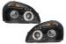 Faruri Angel Eyes Hyundai Tucson (2004-2010) Negre Performance AutoTuning