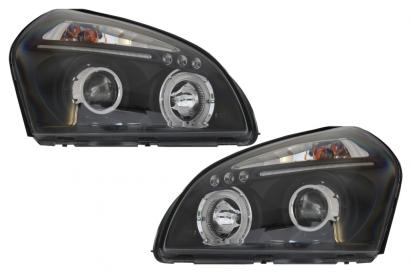 Faruri Angel Eyes Hyundai Tucson (2004-2010) Negre Performance AutoTuning