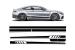 Set Stickere Capota/Plafon/Portbagaj si Laterale Negru Mat Mercedes C205 Coupe A205 Cabriolet (2014-up) A45 Design Edition 1 Performance AutoTuning