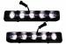 Lumini de zi dedicate LED DRL Mercedes G-class W463 (1989-2012) G65 Design Negru Performance AutoTuning