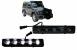Lumini de zi dedicate LED DRL Mercedes G-class W463 (1989-2012) G65 Design Negru Performance AutoTuning