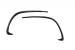 Ornamente bara fata flapsuri Mercedes CLA W117 C117 X117 (2016-2018) CLA45 Design Negru Lucios Performance AutoTuning